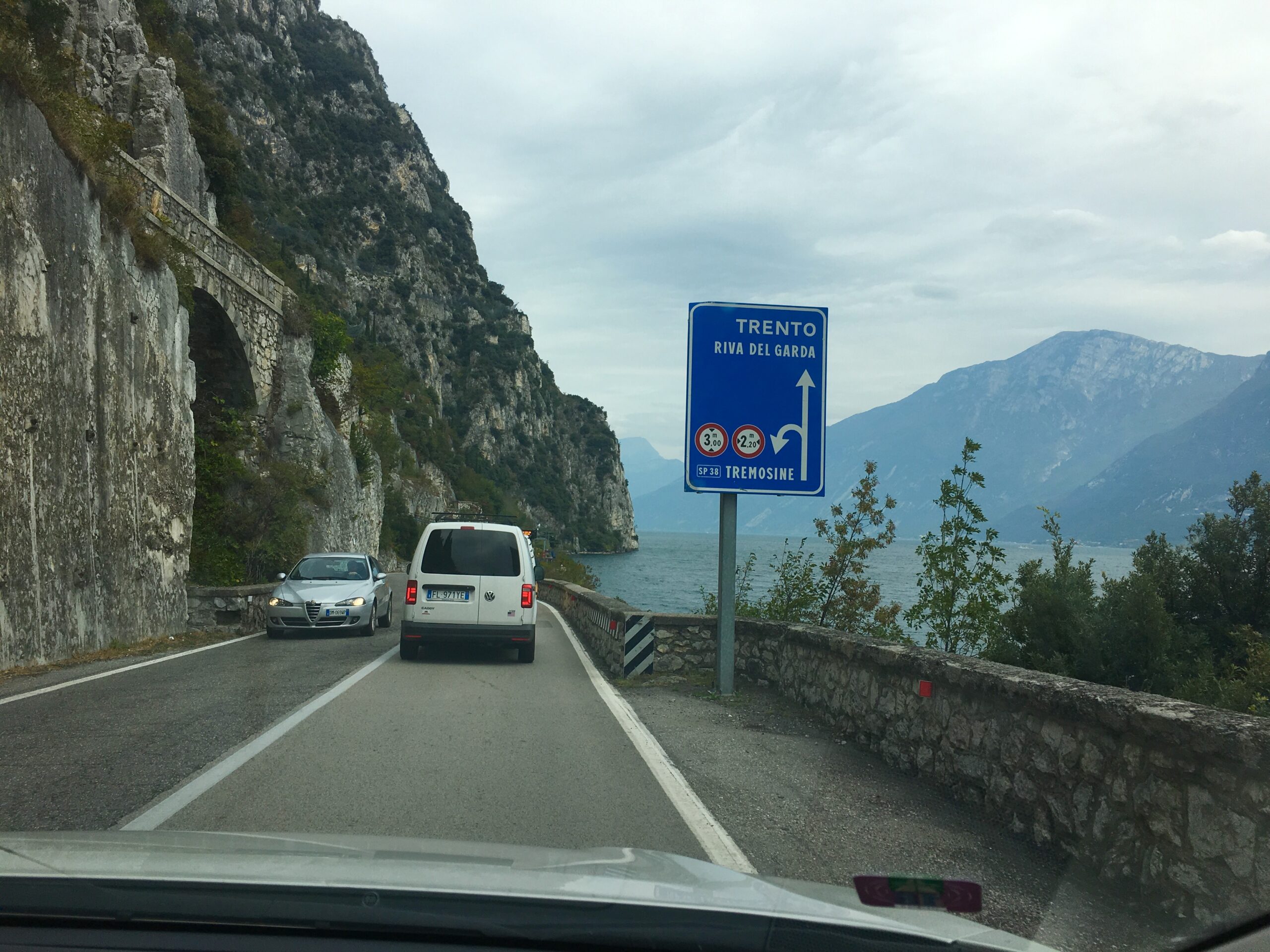 Driving through Italy